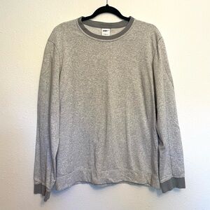 Nike Yoga Therma-FIT Men's Fleece Crewneck Sweatshirt Gray